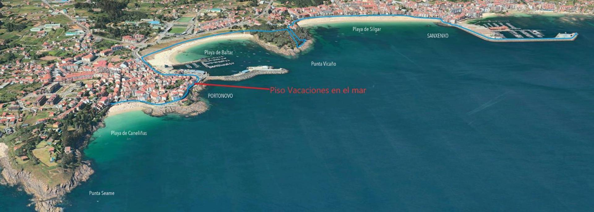 Piso Vacaciones En El Mar Apartamento Sanxenxo Exterior foto